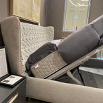  - EX - DISPLAY SALE 15% OFF - Slumberstore Snug Queen - size storage bed + Dual - lift mechanism + FREE headboard cover - Spaceman