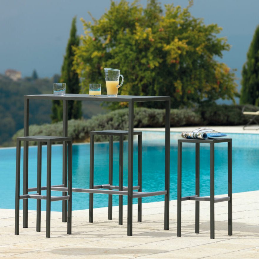 Outdoor Nesting Bar Table Huddle Perfect for Balconies Spaceman