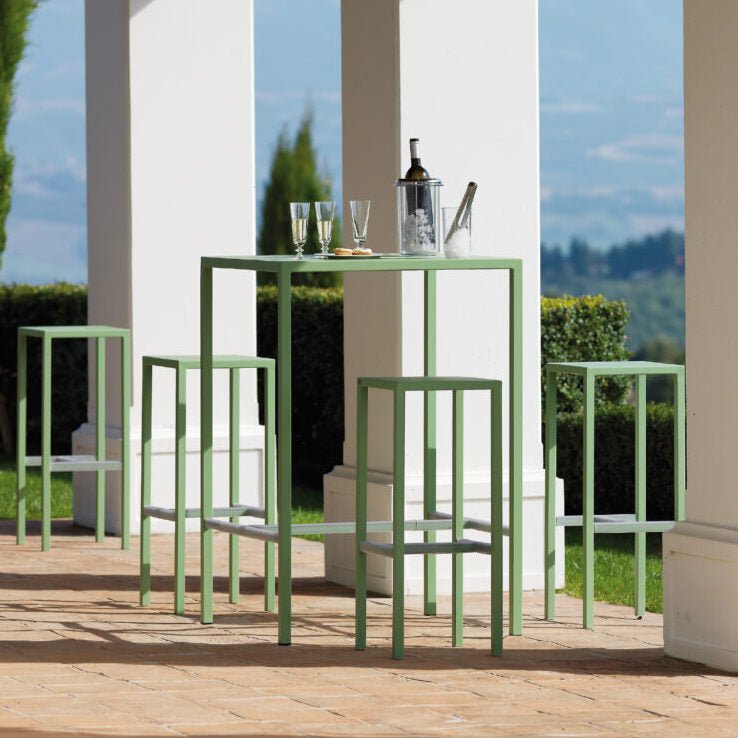 Outdoor Nesting Bar Table Huddle Perfect for Balconies Spaceman