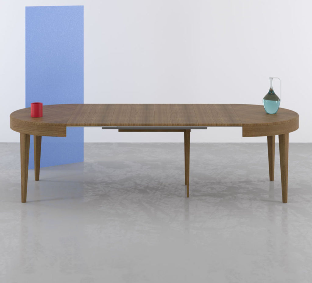 Rondo - Round Wooden Extendable Dining Table - Space Saving Dining Tables - Spaceman Singapore Video