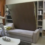 Transforming beds - Slumbersofa Classic - Storage Sofa and Murphy Bed - Spaceman