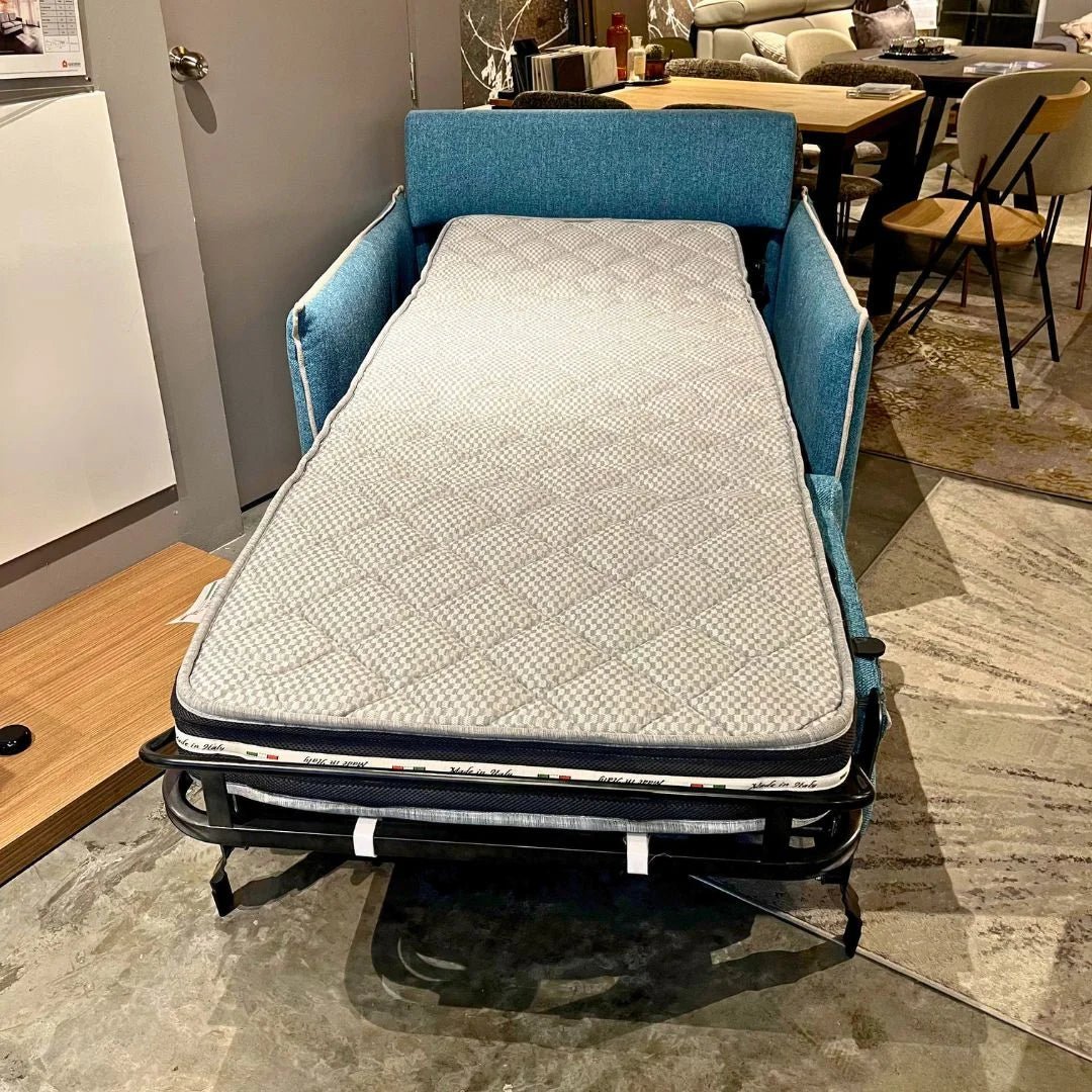 Sofa-bed - EX-DISPLAY 15% OFF - Slumbersofa Slender - Real Mattress Sofa Bed in Compact Design - Spaceman