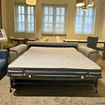 Sofa bed - EX - DISPLAY SALE 15% + 50% OFF - Slumbersofa Highback with chaise lounge - Real Mattress Sofa Bed with Adjustable Headrests - Spaceman