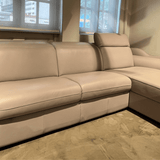 Sofa bed - EX - DISPLAY SALE 15% + 50% OFF - Slumbersofa Highback with chaise lounge - Real Mattress Sofa Bed with Adjustable Headrests - Spaceman