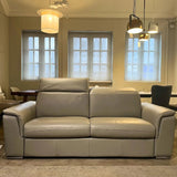 Sofa bed - EX - DISPLAY SALE 15% + 50% OFF - Slumbersofa Highback with chaise lounge - Real Mattress Sofa Bed with Adjustable Headrests - Spaceman