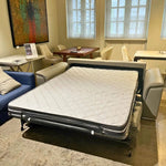 Sofa bed - EX - DISPLAY SALE 15% + 50% OFF - Slumbersofa Highback with chaise lounge - Real Mattress Sofa Bed with Adjustable Headrests - Spaceman