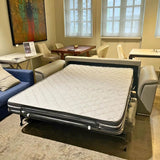 Sofa bed - EX - DISPLAY SALE 15% + 50% OFF - Slumbersofa Highback with chaise lounge - Real Mattress Sofa Bed with Adjustable Headrests - Spaceman