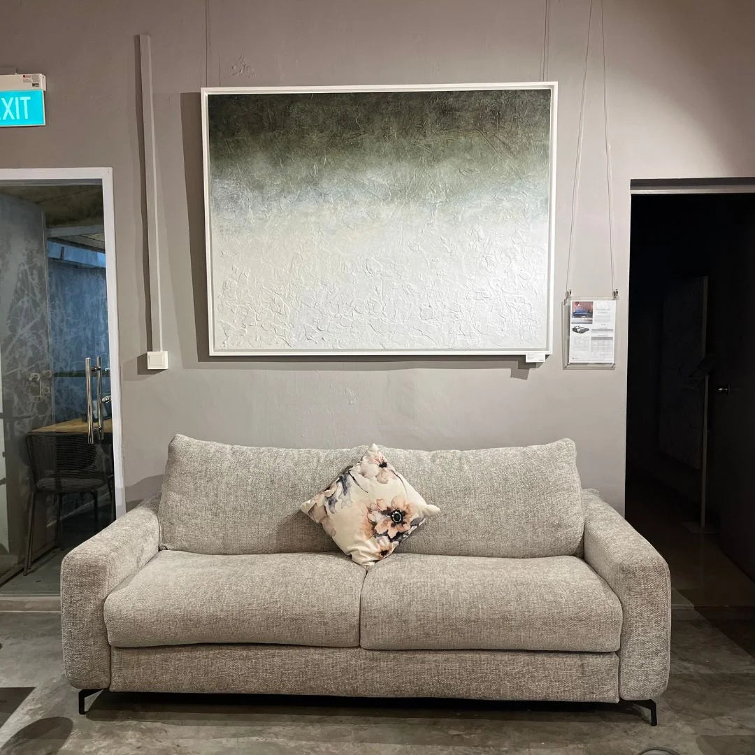 Sofa bed - EX - DISPLAY SALE 15% OFF - Slumbersofa Embrace - Sumptuous Sofa Bed With Feather Cushions - Spaceman