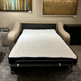 Sofa bed - EX - DISPLAY SALE Slumbersofa Apex - High Backrest Sofa Bed With Charming Curved Arms - Spaceman