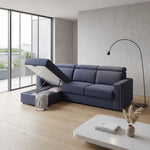 Sofa bed - Slumbersofa Apex - High Backrest Sofa Bed with Real Mattress - Spaceman