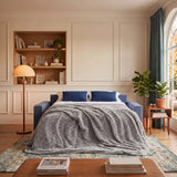 Sofa bed - Slumbersofa Apex - High Backrest Sofa Bed with Real Mattress - Spaceman