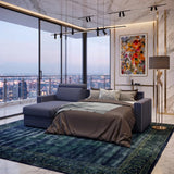 Sofa bed - Slumbersofa Apex - High Backrest Sofa Bed with Real Mattress - Spaceman