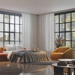 Sofa bed - Slumbersofa Aureola - Curvaceous Sofa Bed with Real Mattress - Spaceman