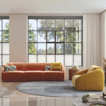 Sofa bed - Slumbersofa Aureola - Curvaceous Sofa Bed with Real Mattress - Spaceman