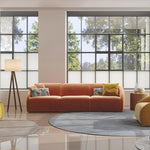 Sofa bed - Slumbersofa Aureola - Curvaceous Sofa Bed with Real Mattress - Spaceman