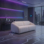 Sofa bed - Slumbersofa Aureola - Curvaceous Sofa Bed with Real Mattress - Spaceman