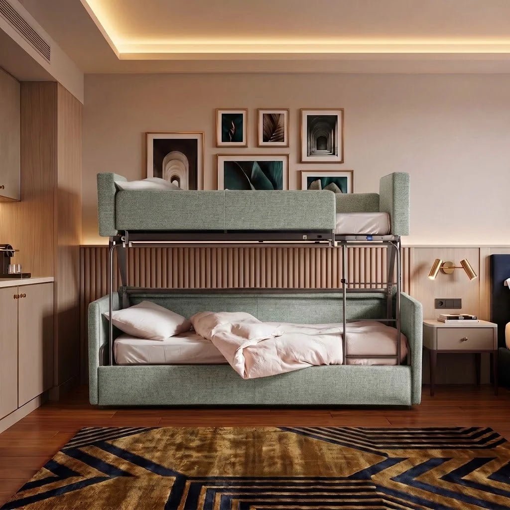 Sofa bed - Slumbersofa Duo - Sofa Transforms to Bunk Beds - Spaceman