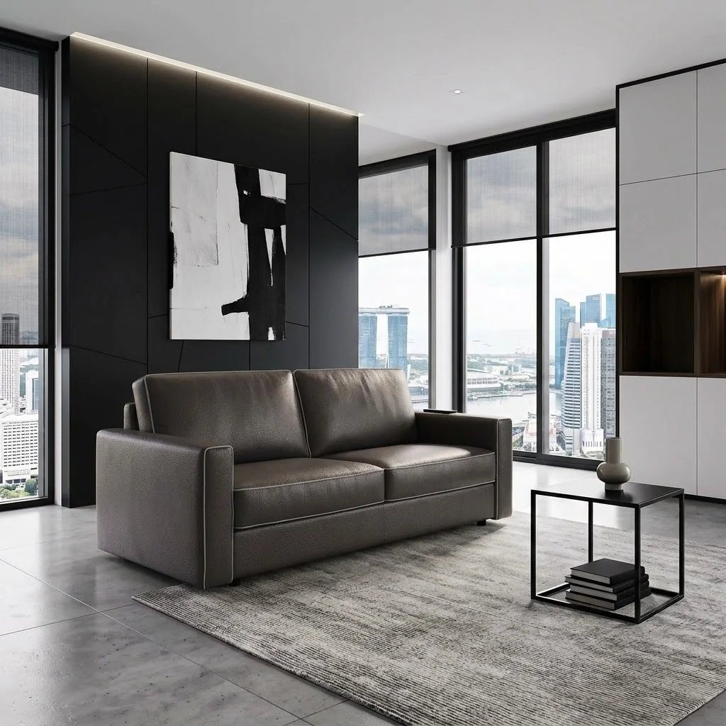 Sofa bed - Slumbersofa Dynamo - The first real mattress sofa bed with remote control - Spaceman
