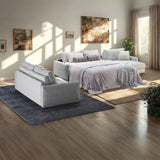Sofa bed - Slumbersofa Embrace - Sumptuous Sofa Bed With Feather Cushions - Spaceman