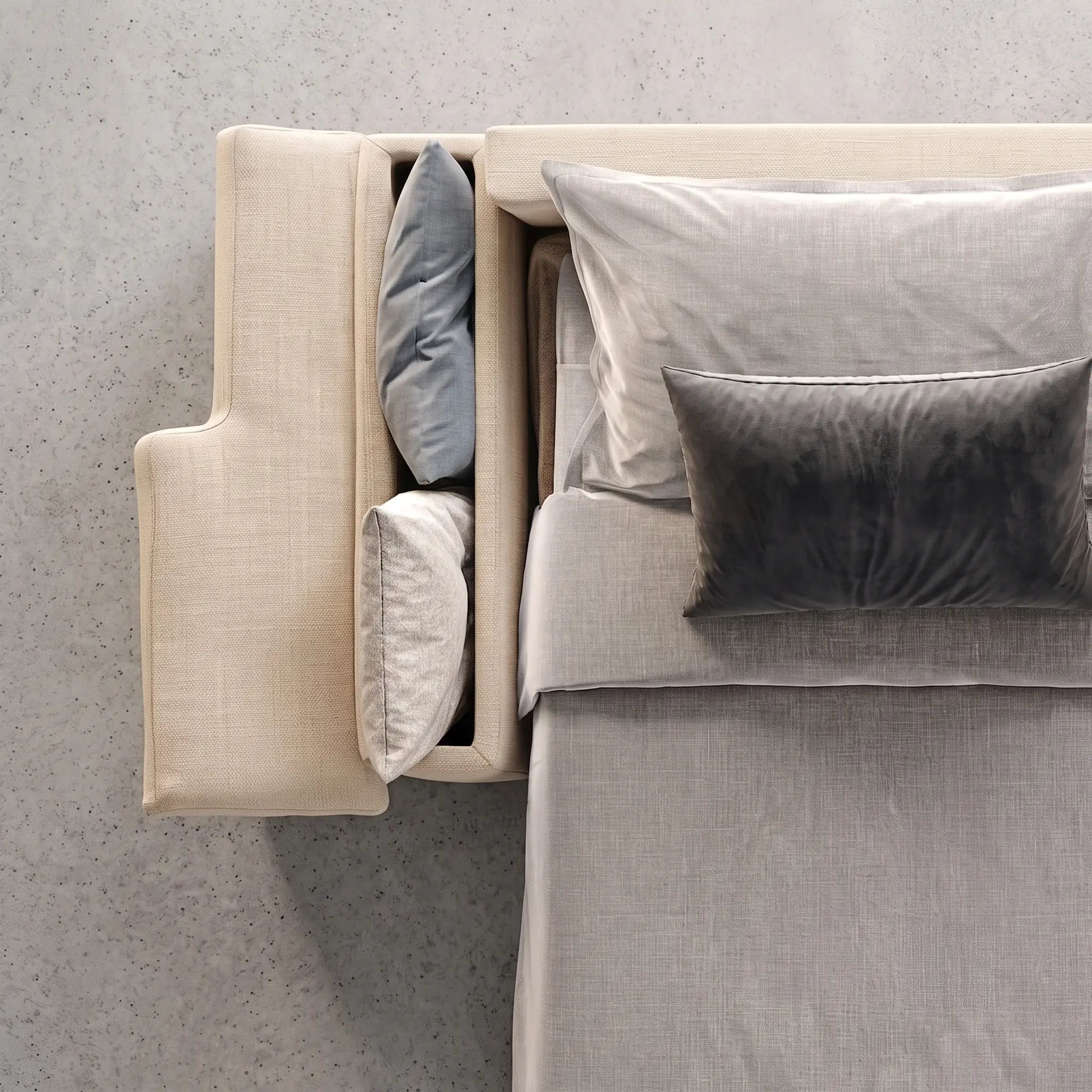 Sofa bed - Slumbersofa Enigma - Customisable Real Mattress Sofa Bed - Spaceman
