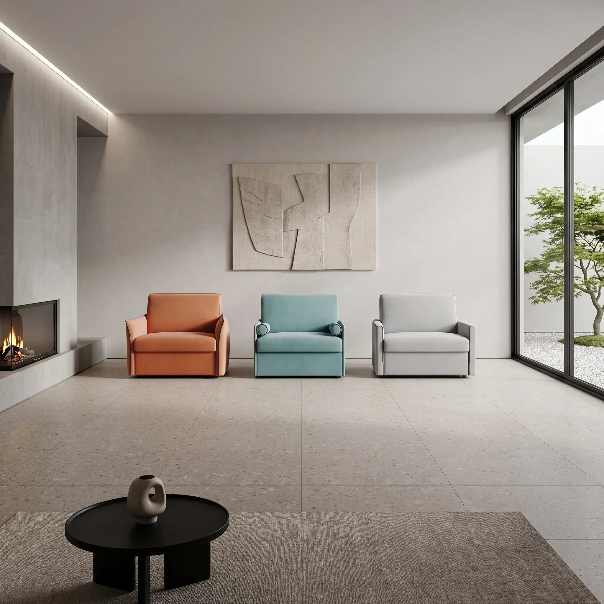 Sofa bed - Slumbersofa Enigma - Customisable Real Mattress Sofa Bed - Spaceman