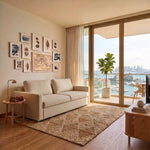 Sofa bed - Slumbersofa Horizon - Horizontally opening sofa bed with real mattress - Spaceman