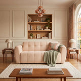 Sofa bed - Slumbersofa Nuvola - Cloud-Soft Rounded Sofa Bed with Real Mattress - Spaceman