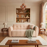 Sofa bed - Slumbersofa Nuvola - Cloud-Soft Rounded Sofa Bed with Real Mattress - Spaceman