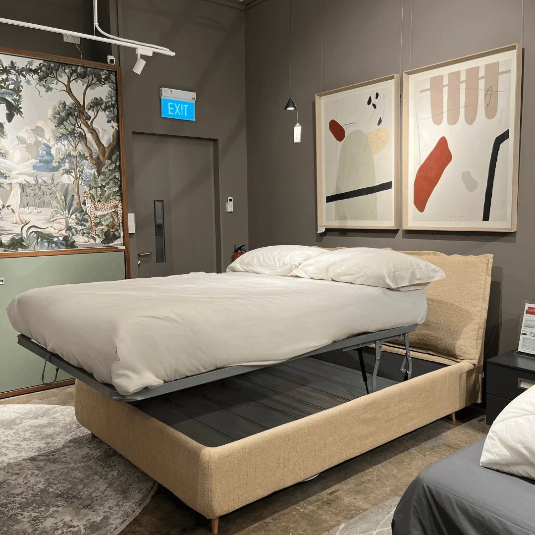 Storage Bed - EX - DISPLAY SALE 15% OFF - Slumberstore Pillow Storage Bed - Spaceman