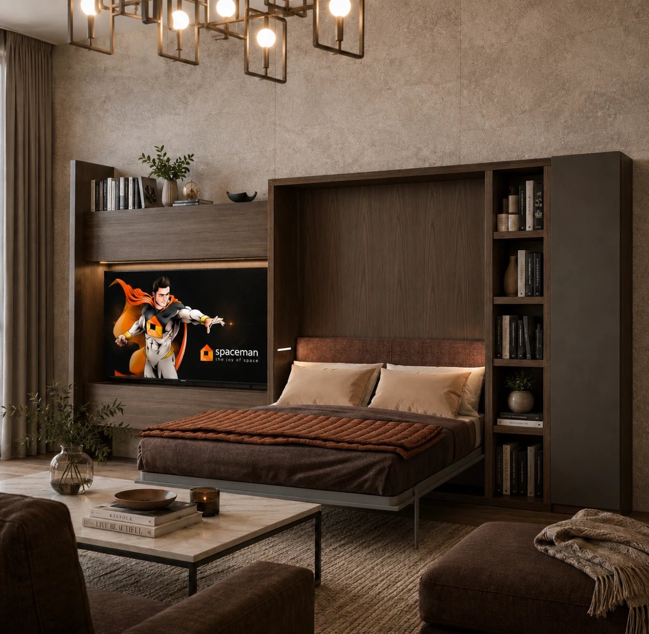Transforming beds - Liberty - Simple Murphy Bed - Spaceman