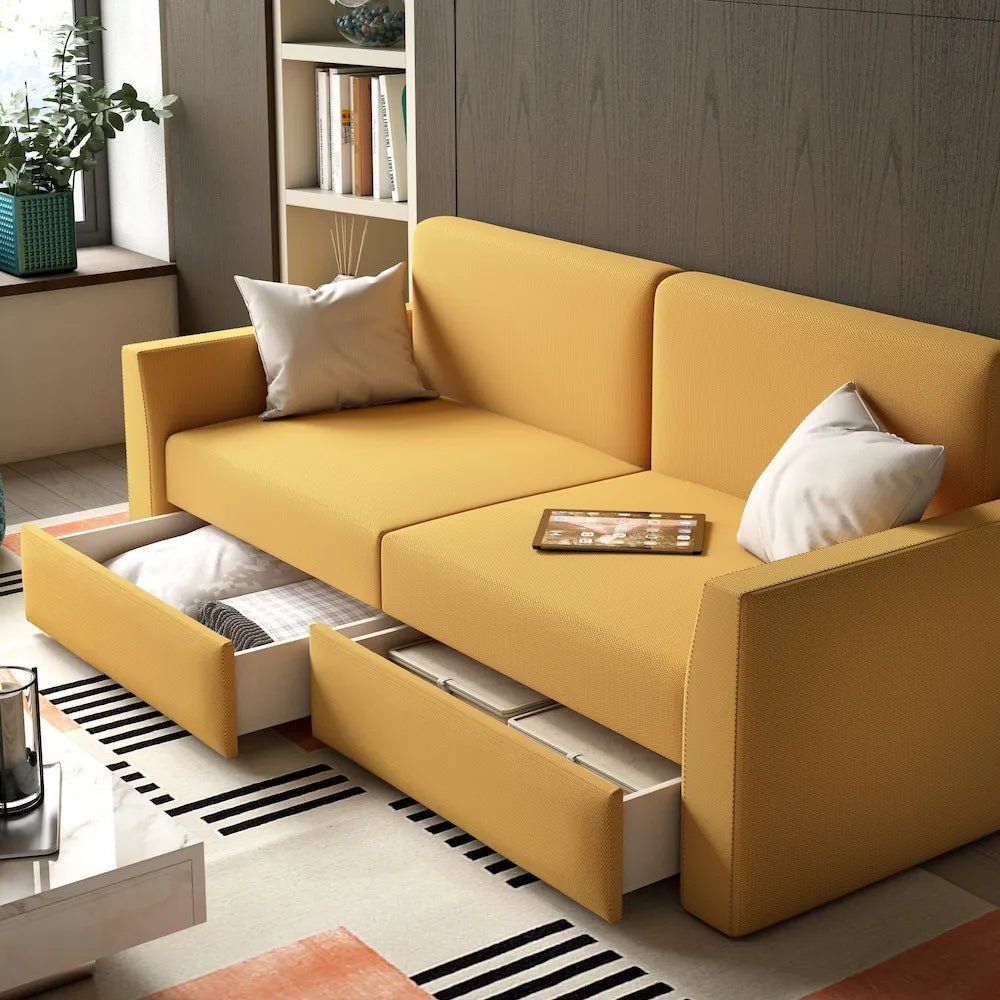 Transforming beds - Slumbersofa Ease - Sofa and Folding Wall Bed - Spaceman