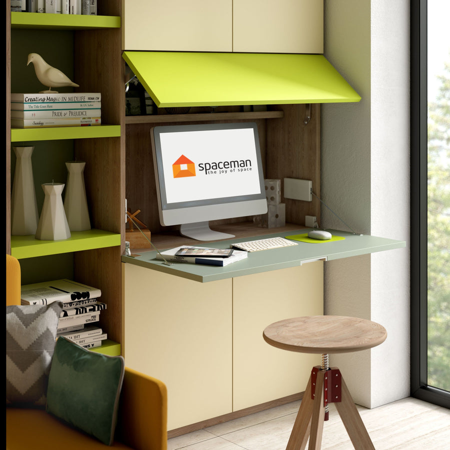 Home Office - Hidden Desk and Storage Compartment - Space Saving Tables - Spaceman Singapore