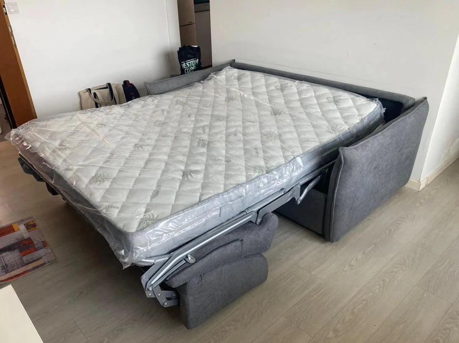 Slumbersofa Rex - Sofa Bed with Double Size Mattress - Space Saving Sofa Bed - Spaceman Singapore