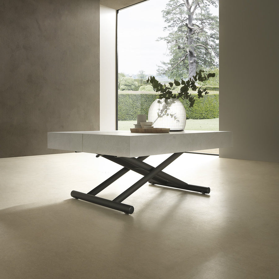 Piaza Rise - Multifunction Coffee Table Transform to Dining Table - Space Saving Tables - Spaceman Singapore