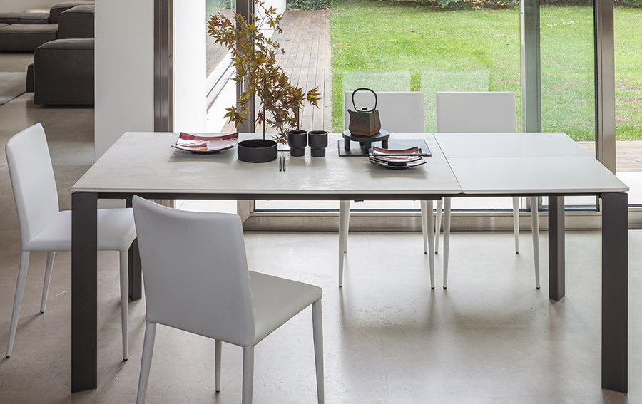 Flatiron Extendable Dining Table Set - Space Saving Dining Tables - Spaceman Singapore