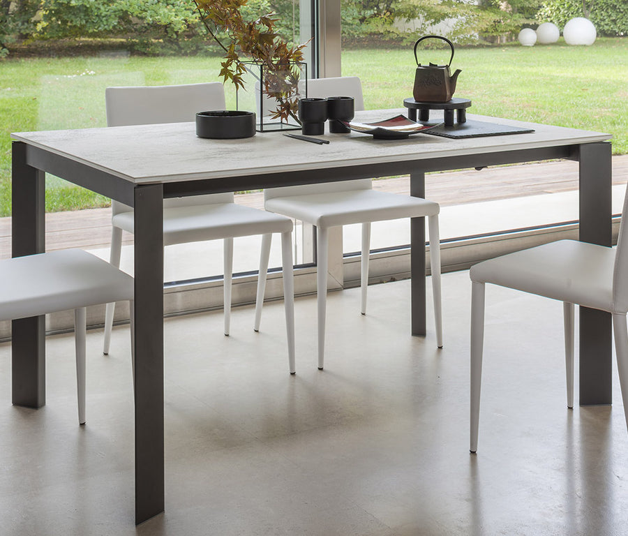 Flatiron Extendable Dining Table Set - Space Saving Dining Tables - Spaceman Singapore