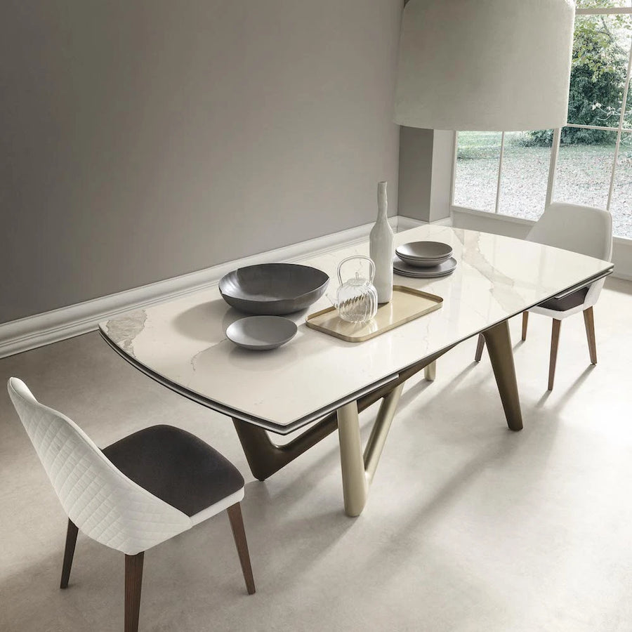 Interlace - Extendable Ceramic Dining Table - Space Saving Tables - Spaceman Singapore