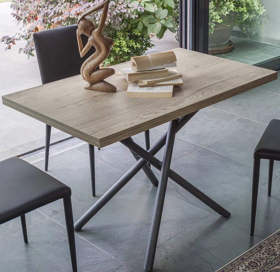 Tangle Fold - Multi Function Coffee Dining Table - Space Saving Dining Tables - Spaceman Singapore