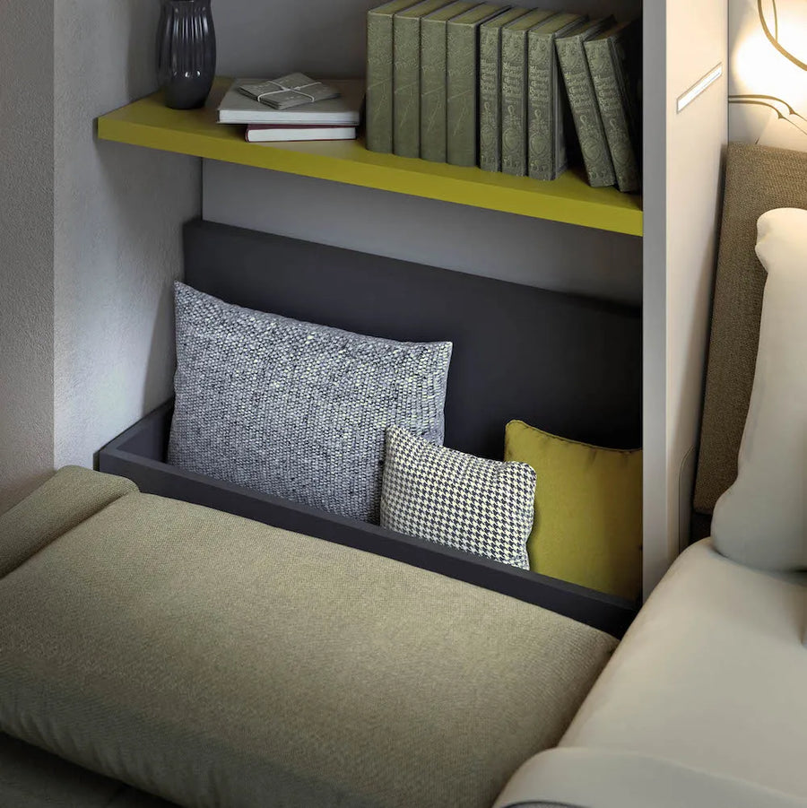 Slumbersofa Modern - Sofa and Quick Opening Murphy Bed - Space Saving Beds - Spaceman Singapore
