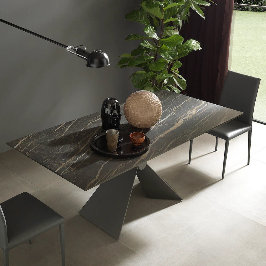Converge Expand - Ceramic Extending Dining Table Set - Space Saving Dining Tables - Spaceman Singapore