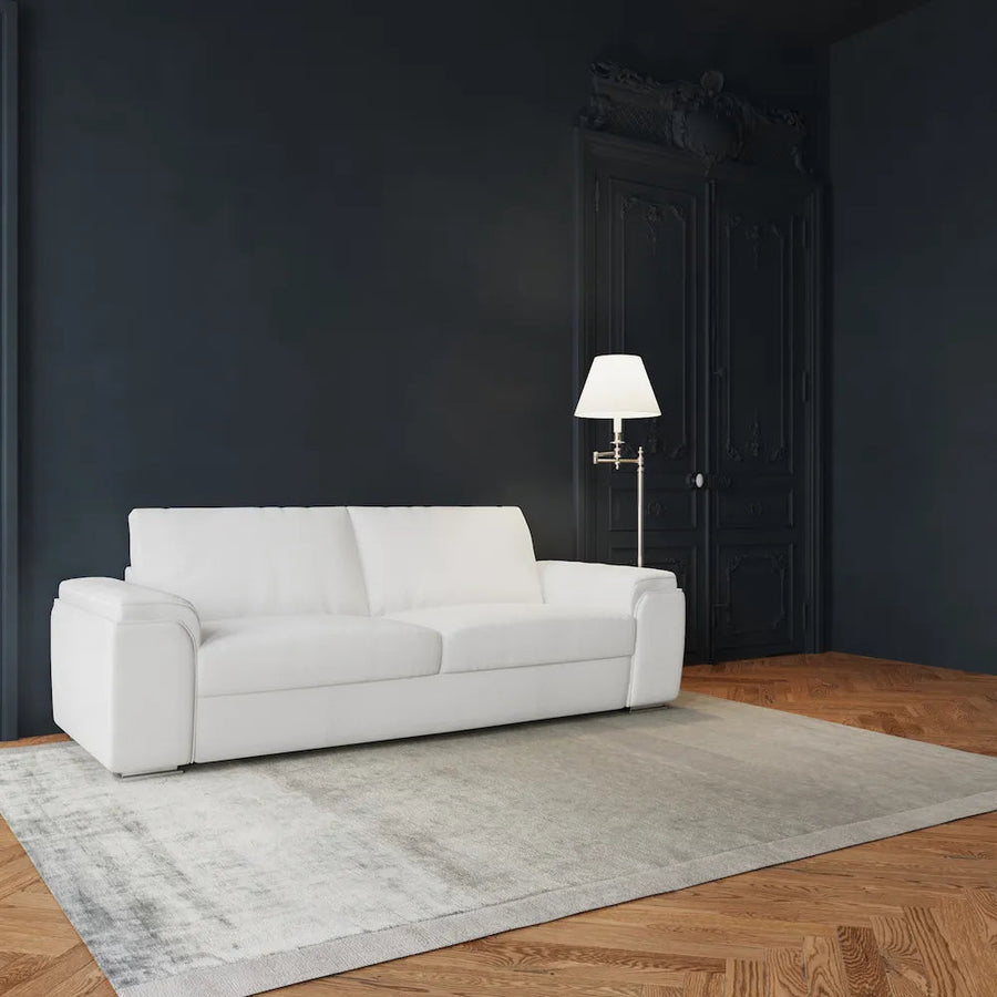 Slumbersofa Regal - Luxury Italian Leather Sofa Beds - Space Saving Sofa Bed with Real Mattress - Spaceman Singapore