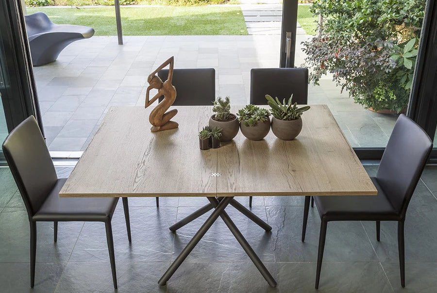 Tangle Fold - Multi Function Coffee Dining Table - Space Saving Dining Tables - Spaceman Singapore