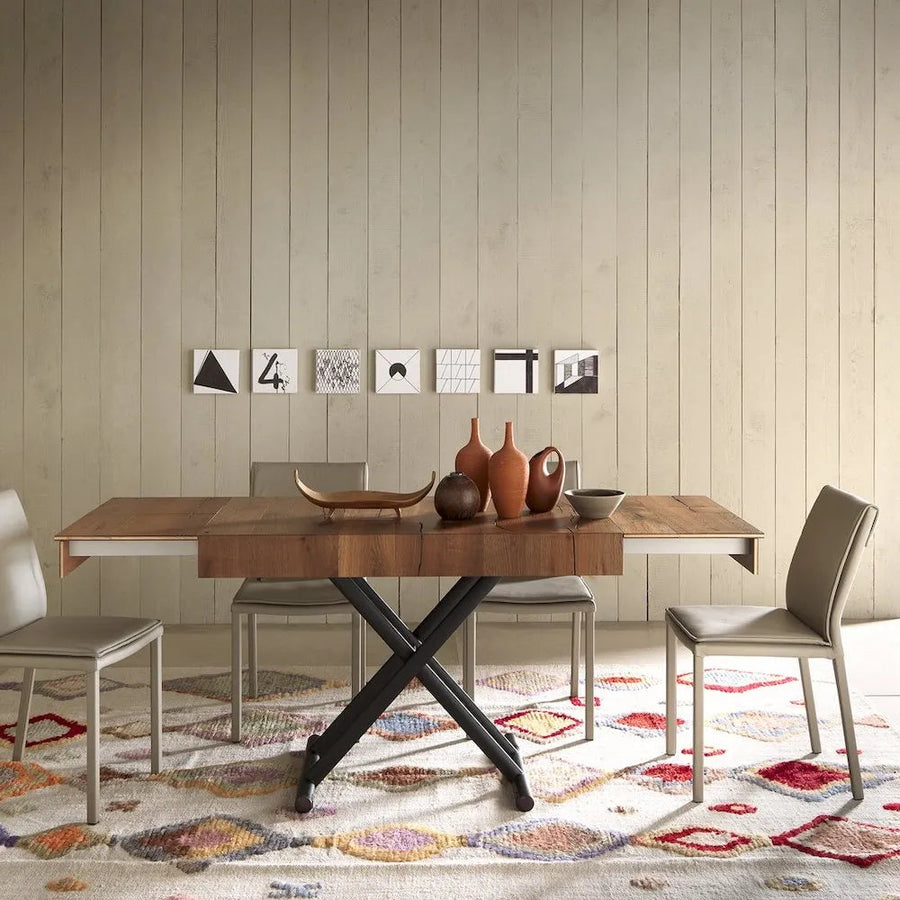 Wings - Multi Function Extendable Coffee Dining Table - Space Saving Dining Tables - Spaceman Singapore