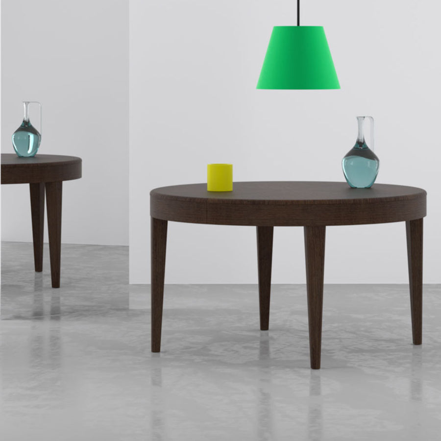 Rondo - Round Wooden Extendable Dining Table - Space Saving Dining Tables - Spaceman Singapore