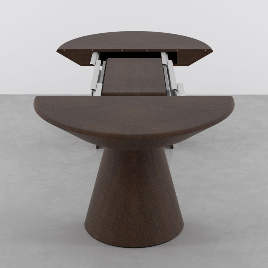 Ellipse - Extendable Oval Shaped Dining Table - Space Saving Dining Tables - Spaceman Singapore
