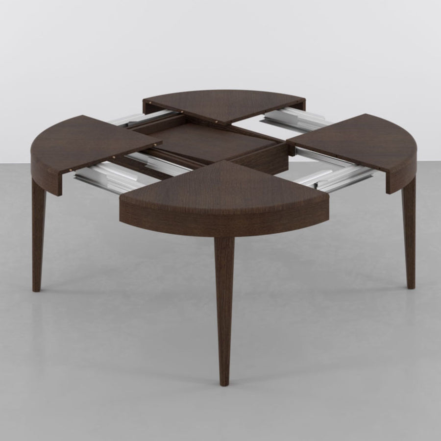 Matrix - Wooden Extendable Dining Table Set - Space Saving Tables - Spaceman Singapore