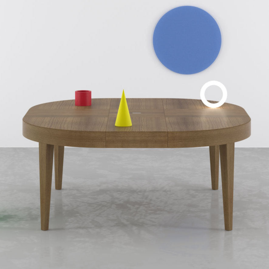 Matrix - Wooden Extendable Dining Table Set - Space Saving Tables - Spaceman Singapore