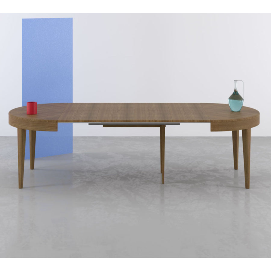 Rondo - Round Wooden Extendable Dining Table - Space Saving Dining Tables - Spaceman Singapore