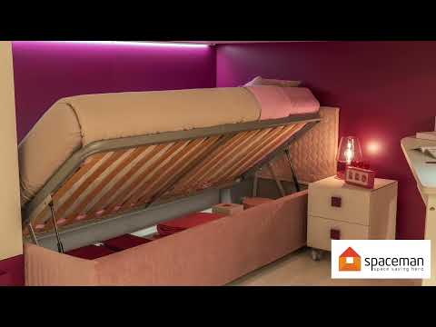 Boomerang - Kids and Teens L Shaped Loft Beds - Space Saving Beds - Spaceman Singapore Video
