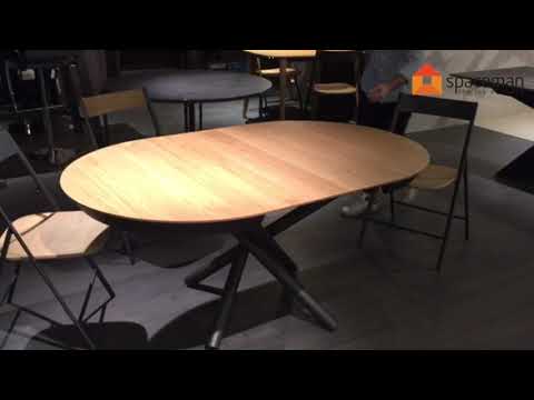 Plexus Round - Modern Extending Dining Table - Space Saving Dining Tables - Spaceman Singapore Video